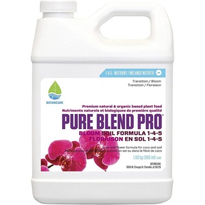 image:imageBotanicare Pure Blend Pro Bloom Soil Nutrient for Fruit and Flowers 145 1 gal1 quart